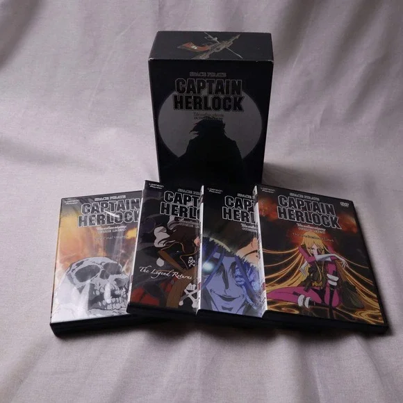 Space Pirate Captain Harlock The Endless Odyssey DVD Box Set Vol 1 2 3 4 Geneon - Picture 6 of 6